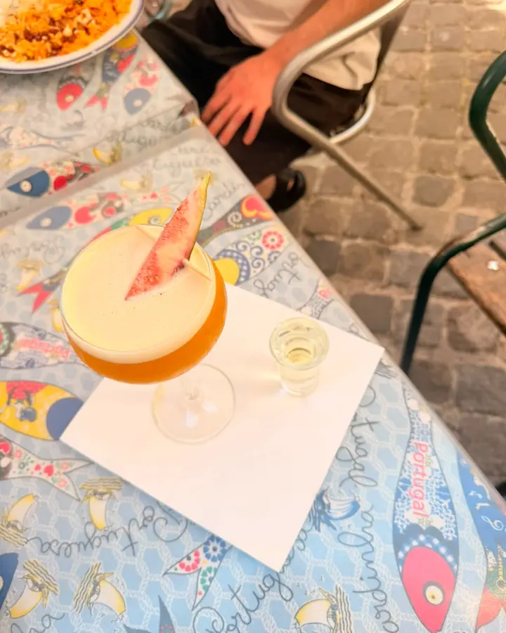 Cocktails na calçada